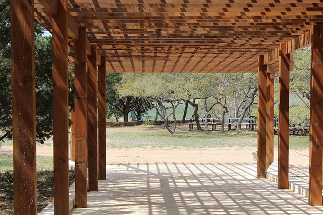 Pergola je vydatný pomocník i pro pracovní činnost